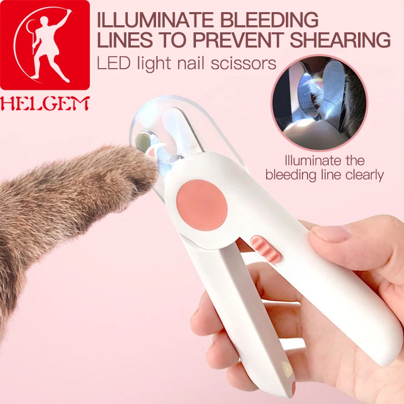 HELGEM Professional Pet Nail Clipper Cutter Grooming Scissors LED Light Illuminating Blood Line Novice Special Tool
HELGEM Professional Pet Nail Clipper Cutter Grooming Scissors LED Light Illuminating Blood Line Novice Special Tool
