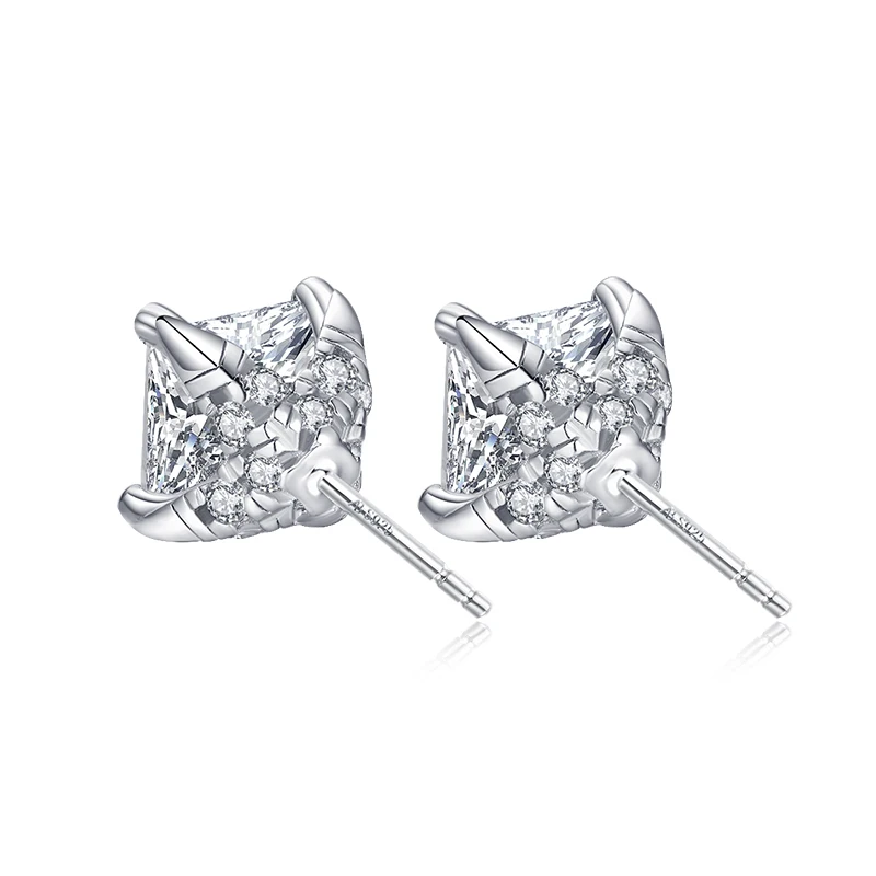 QYI Fine Jewelry 925 Sterling Silver Women Shining Sona Diamond Small Stud Earrings Gold Color Ears Stud Diamond Earrings
QYI Fine Jewelry 925 Sterling Silver Women Shining Sona Diamond Small Stud Earrings Gold Color Ears Stud Diamond Earrings
