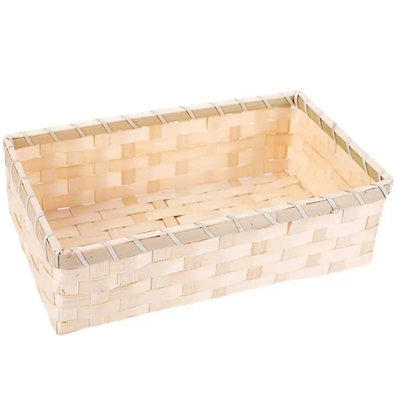 Hand-woven Bamboo Storage Basket Fruit Candy Dish Rattan Bread Basket Kitchen Food Picnic Sundry Container Home Decor
Hand-woven Bamboo Storage Basket Fruit Candy Dish Rattan Bread Basket Kitchen Food Picnic Sundry Container Home Decor