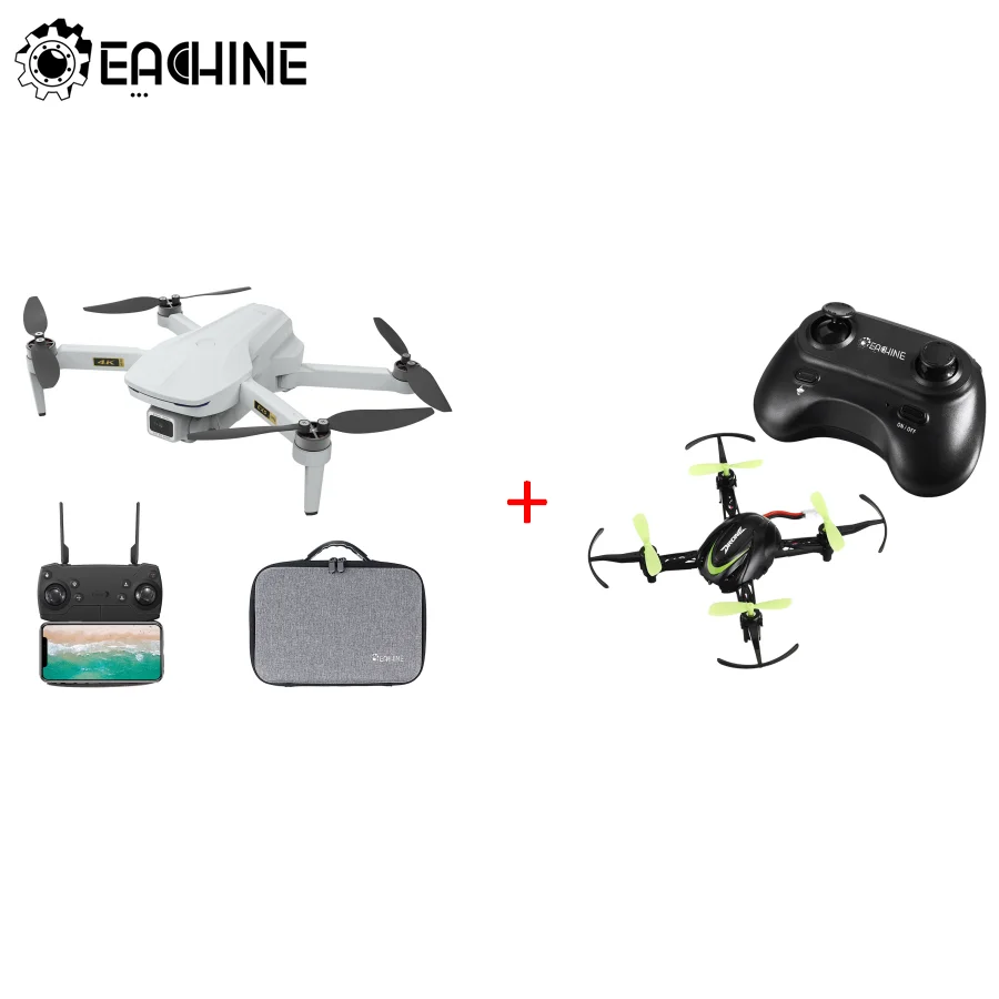 Eachine EX5 RC Drone GPS 5G WIFI 1KM FPV Two Battery Storage Bag Version With Eachine E009 Green Two Battery Version Quadcopter
Eachine EX5 RC Drone GPS 5G WIFI 1KM FPV Two Battery Storage Bag Version With Eachine E009 Green Two Battery Version Quadcopter