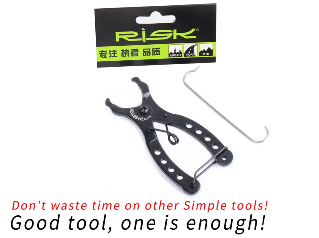 RISK Quick Release Bike Chain Wrench Multifunction Repair Tools Quick Release Clamp Cut Portable Bicycle Chain Link Tool Plier
RISK Quick Release Bike Chain Wrench Multifunction Repair Tools Quick Release Clamp Cut Portable Bicycle Chain Link Tool Plier