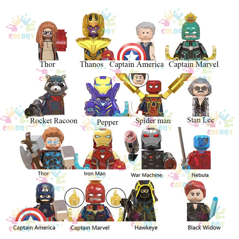 Marvel Super Heroes Iron Man Mecha Building Blocks Hulk Spider Deathpool Mini Action Figures Bricks Toys For Kids Christmas Gift
Marvel Super Heroes Iron Man Mecha Building Blocks Hulk Spider Deathpool Mini Action Figures Bricks Toys For Kids Christmas Gift