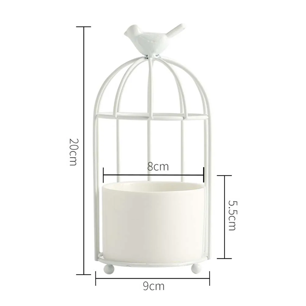 Hydroponic Ceramic Flower Pot Bird Cage Home Hollow Wrought Iron Stand Artificial Flower Pot Table Decoration Drop Shipping Ap24
Hydroponic Ceramic Flower Pot Bird Cage Home Hollow Wrought Iron Stand Artificial Flower Pot Table Decoration Drop Shipping Ap24