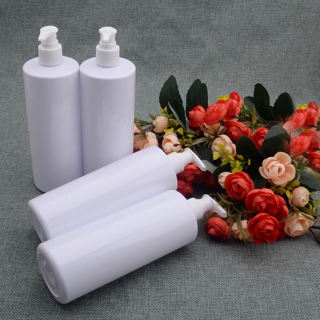 500ml White Refillable Plastic Liquid Soaps Lotion Dispensers Bottles With Pump Plastic
500ml White Refillable Plastic Liquid Soaps Lotion Dispensers Bottles With Pump Plastic