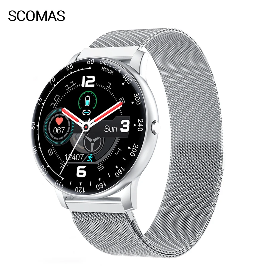 SCOMAS 2020 Fashion Smart Watch Men Women 1.28"Heart Rate Blood Pressure Monitor IP67 Waterproof Customize Wallpaper Smartwatch
SCOMAS 2020 Fashion Smart Watch Men Women 1.28"Heart Rate Blood Pressure Monitor IP67 Waterproof Customize Wallpaper Smartwatch