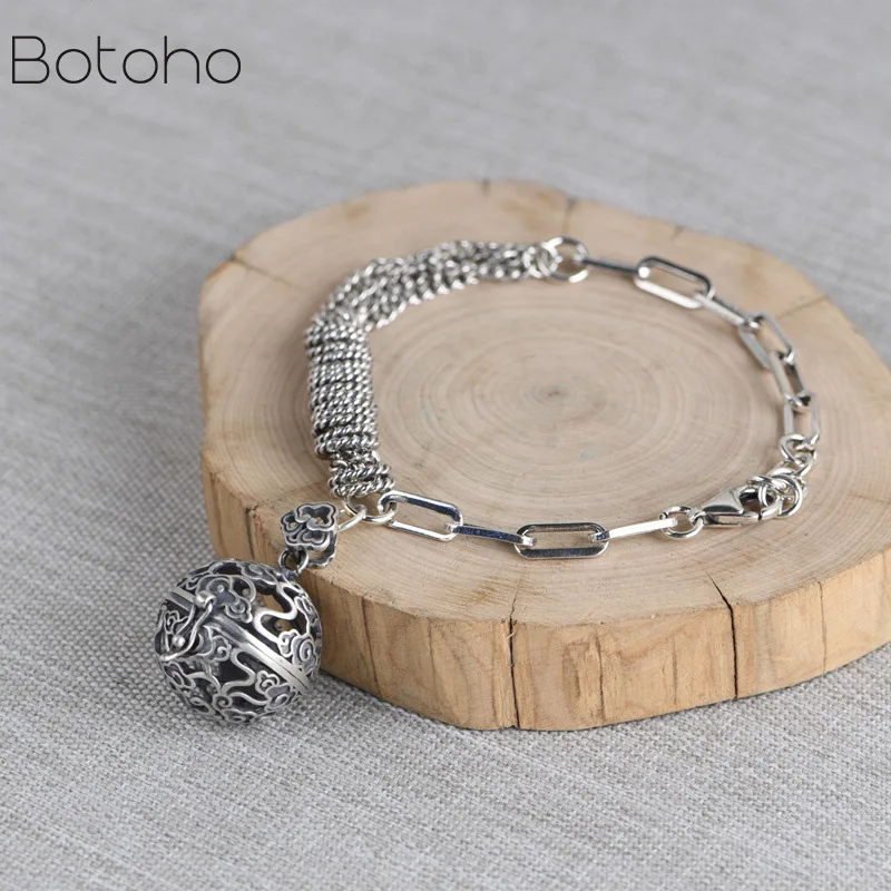 Real 100% 925 Sterling Silver Sachet Bracelets For Women Vintage Chain Bracelet 18.5 cm Brace Lace Jewelry Ornament Gift
Real 100% 925 Sterling Silver Sachet Bracelets For Women Vintage Chain Bracelet 18.5 cm Brace Lace Jewelry Ornament Gift