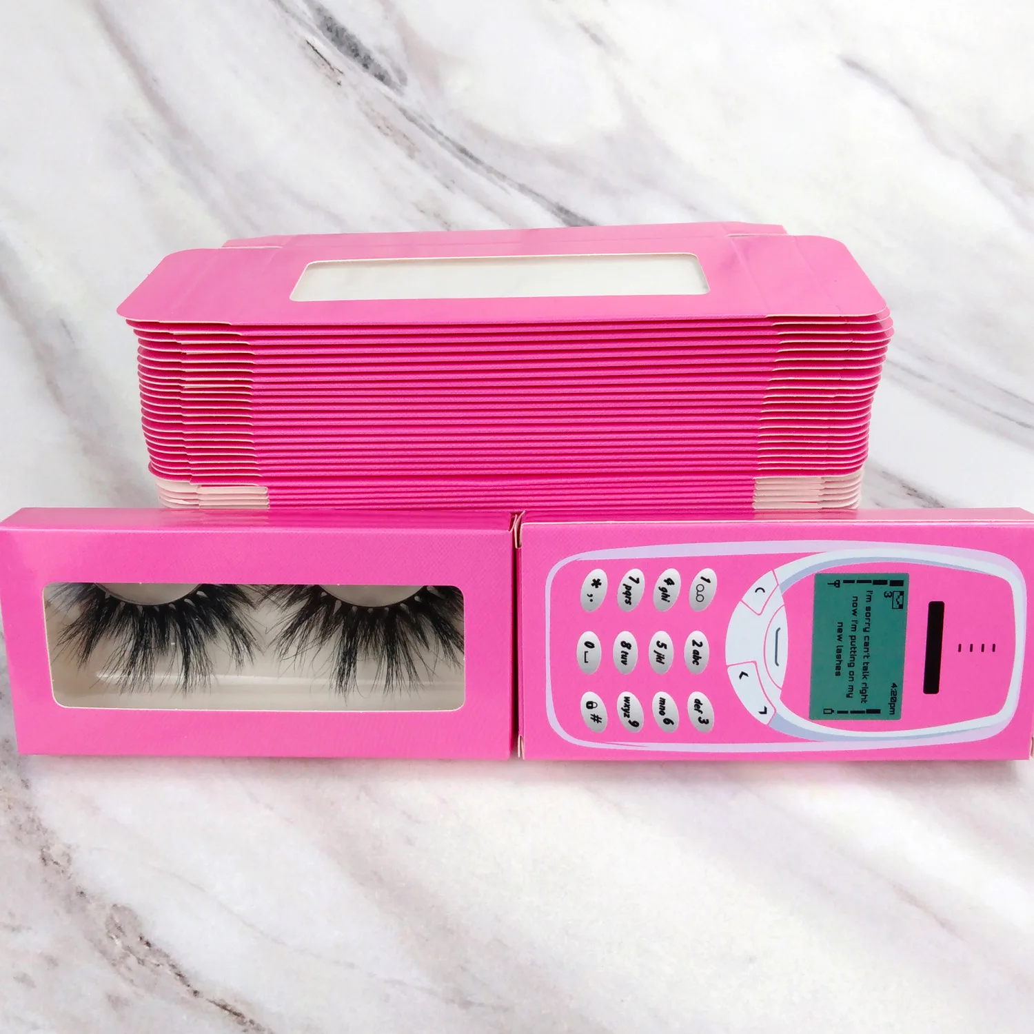 50PCS Eyelash Packaging Box Bulk Wholesale Custom 3D Mink Lashes Boxes DIYflash Packaging Makeup Set Eyelashes Case Pack Makeup
50PCS Eyelash Packaging Box Bulk Wholesale Custom 3D Mink Lashes Boxes DIYflash Packaging Makeup Set Eyelashes Case Pack Makeup