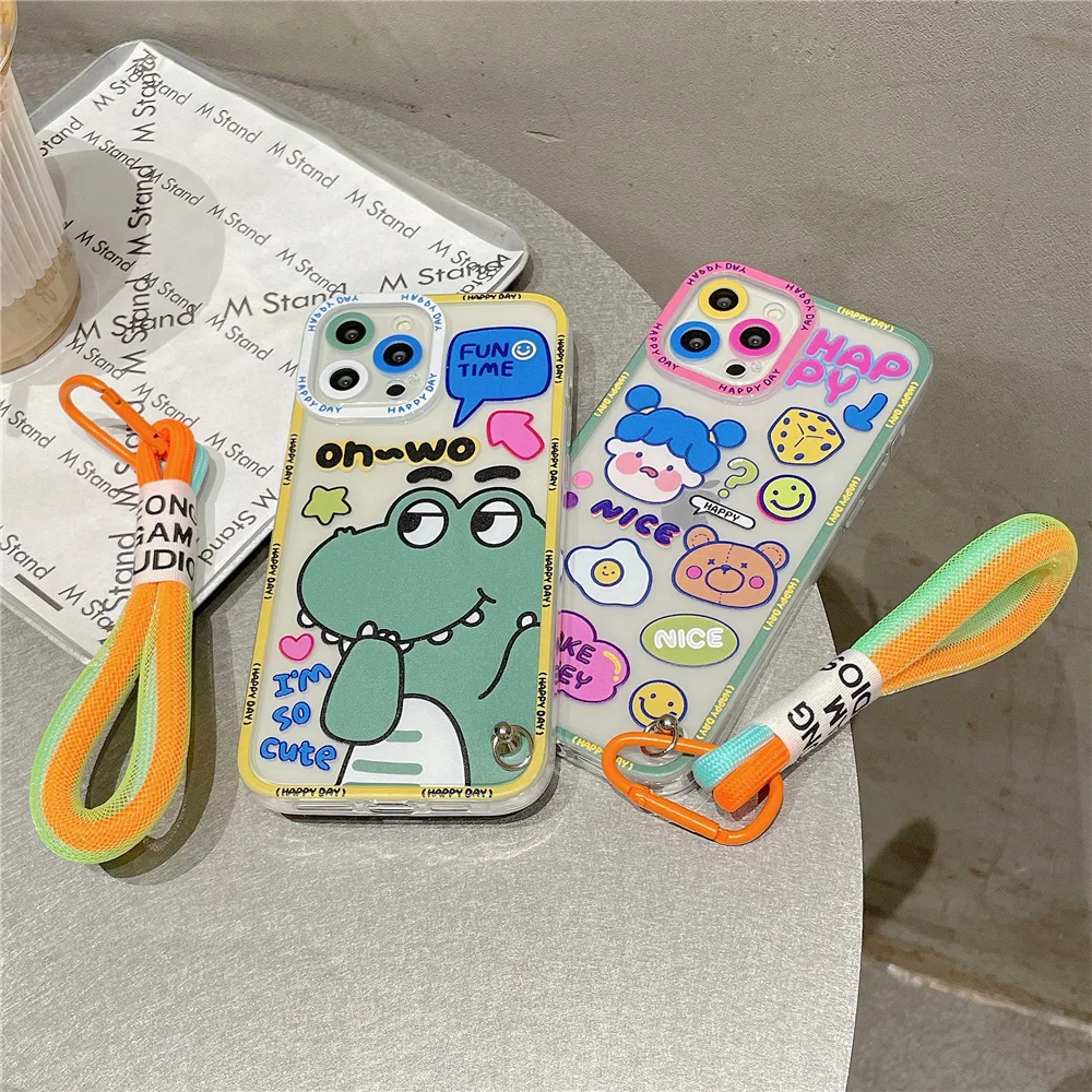 INS Korea Cute girl Graffiti Label Tide cool Phone Case For iPhone 12 Pro Max 11 7 8 Plus X XS Max XR Soft Cover With hand strap
INS Korea Cute girl Graffiti Label Tide cool Phone Case For iPhone 12 Pro Max 11 7 8 Plus X XS Max XR Soft Cover With hand strap
