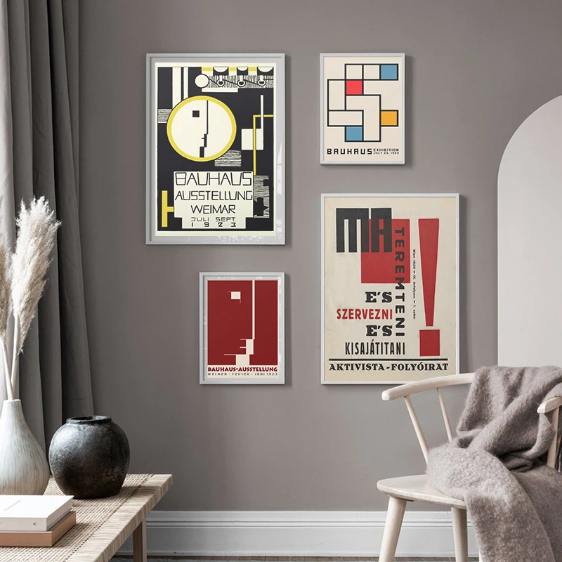 Posters and Prints Bauhaus Ausstellung 1923 Weimer Exhibition Poster Wall Art Picture Canvas Painting for Room Home Decor
Posters and Prints Bauhaus Ausstellung 1923 Weimer Exhibition Poster Wall Art Picture Canvas Painting for Room Home Decor