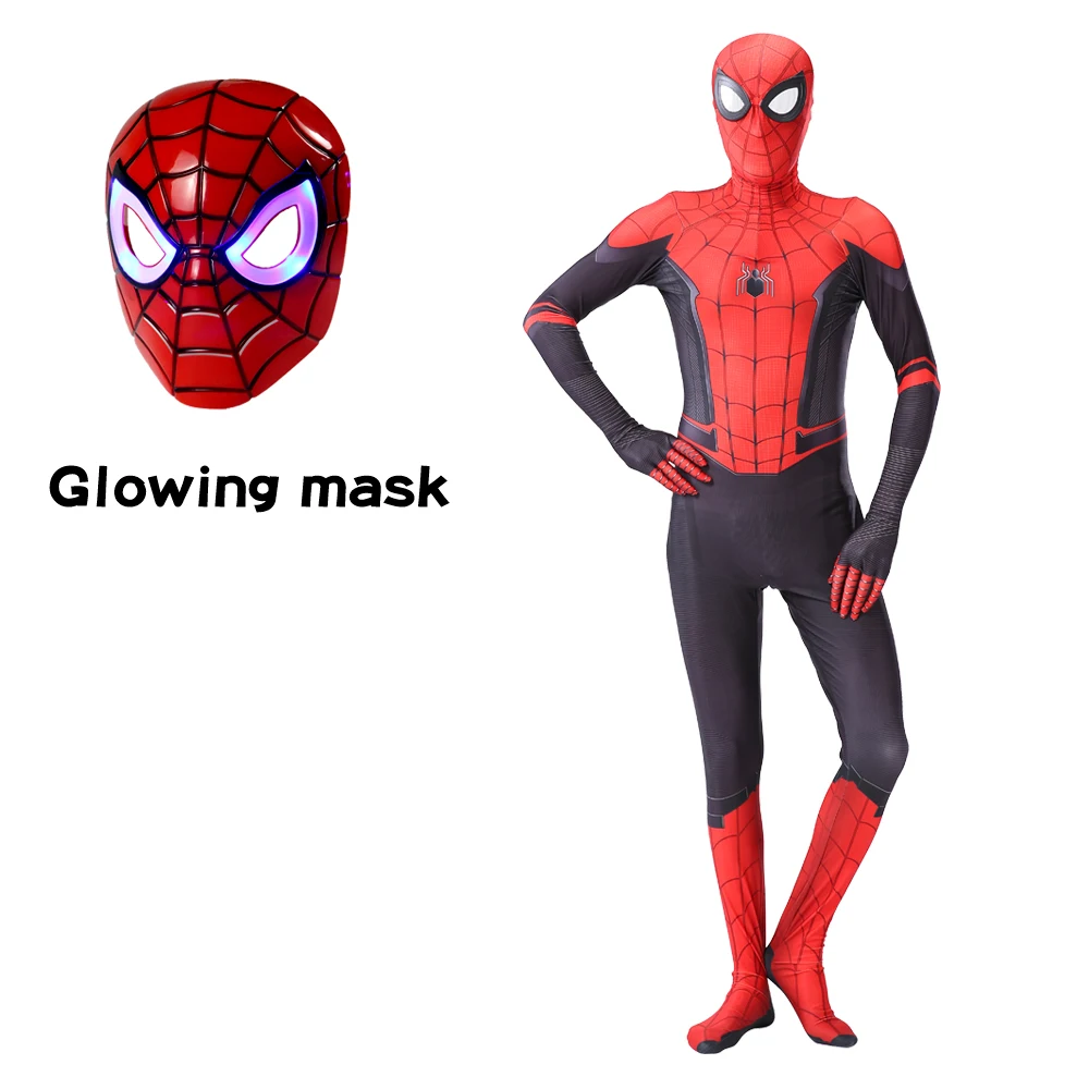 Halloween Children's Jumpsuits Costumes Red Spider Glowing Mask Adult Children's Heroes Birthday Party Christmas Dress
Halloween Children's Jumpsuits Costumes Red Spider Glowing Mask Adult Children's Heroes Birthday Party Christmas Dress
