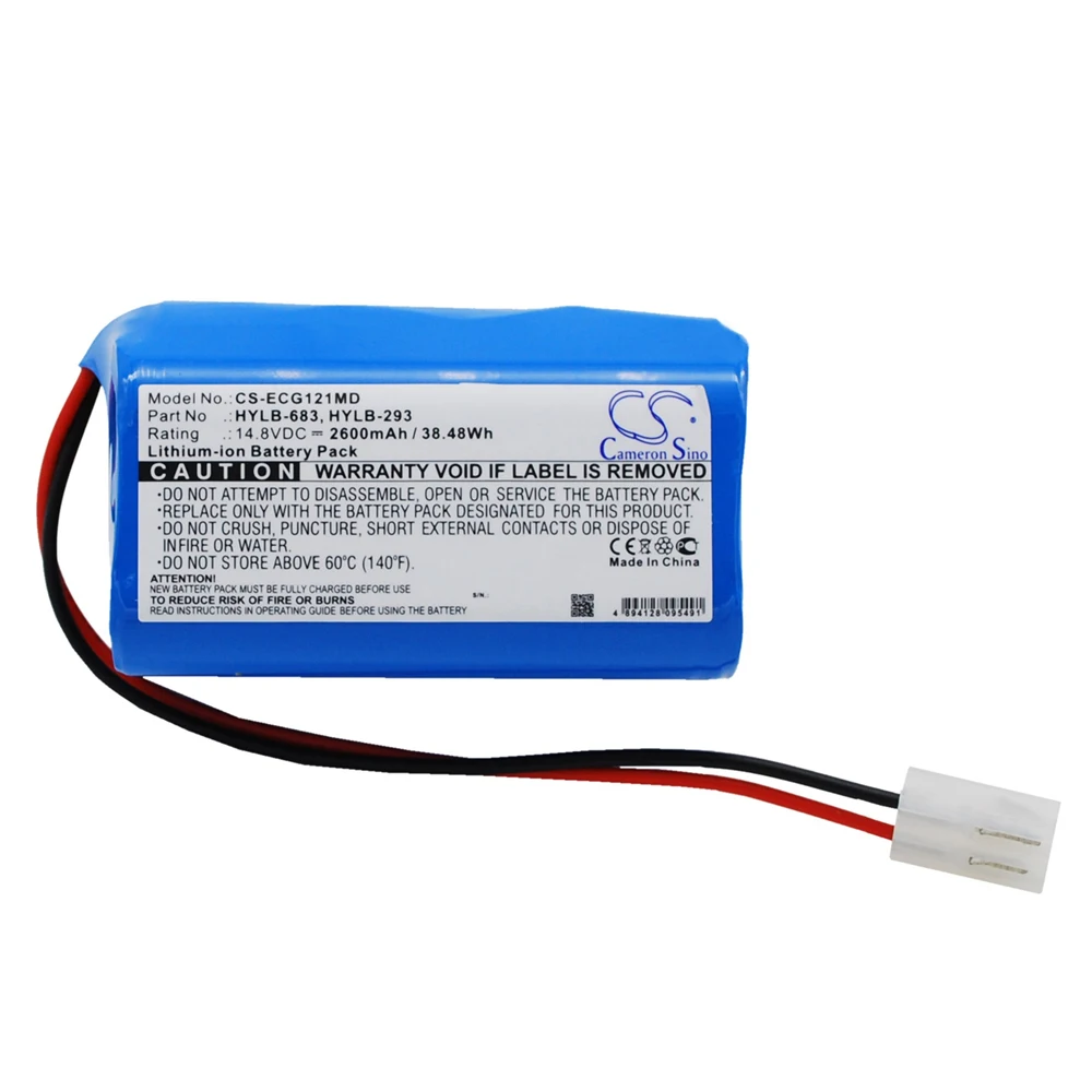 Кэмерон китайско Батарея для Biocare HYLB-293 HYLB-683 подходит ECG-1200 ECG-1201 ECG-1210 медицинских запасных Батарея
Кэмерон китайско Батарея для Biocare HYLB-293 HYLB-683 подходит ECG-1200 ECG-1201 ECG-1210 медицинских запасных Батарея