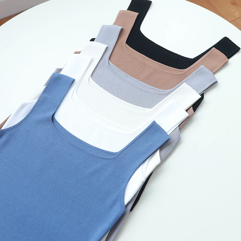 Ladies Anti-deformation Retro Square Neck Summer Vest Straps, Outer Wear, Inner Wear TB1081
Ladies Anti-deformation Retro Square Neck Summer Vest Straps, Outer Wear, Inner Wear TB1081