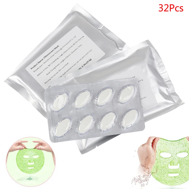 32Pcs DIY Facial Fruit Vegetable Maker Automatic Mask Machine Use Effervescent Collagen Tablets Anti Aging Wrinkle Hydrating
32Pcs DIY Facial Fruit Vegetable Maker Automatic Mask Machine Use Effervescent Collagen Tablets Anti Aging Wrinkle Hydrating