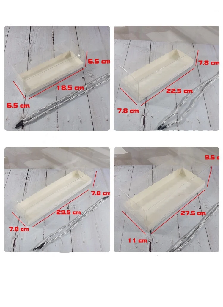 10pcs Transparent Cake Box with Handle Swiss Roll Clear Plastic Pastry Portable Long Cake PET Packing Gift Box
10pcs Transparent Cake Box with Handle Swiss Roll Clear Plastic Pastry Portable Long Cake PET Packing Gift Box