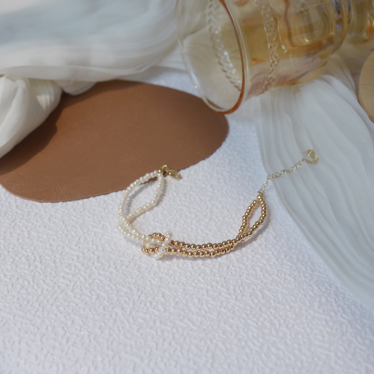 2021 New Arrival 14K Real Gold Plated Beads Bracelets for Women Elegant Freshwater Pearl Bangle&bracelets
2021 New Arrival 14K Real Gold Plated Beads Bracelets for Women Elegant Freshwater Pearl Bangle&bracelets