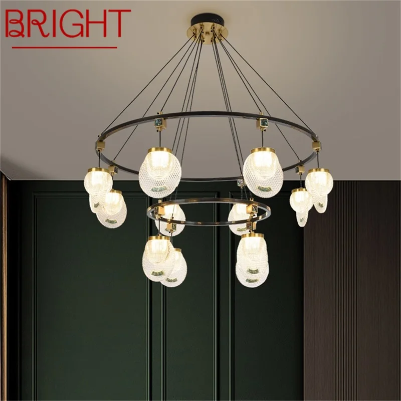 BRIGHT Contemporary Pendant Light Luxury Brass LED Lamps Fixtures For Home Dining Living Room Decoration
BRIGHT Contemporary Pendant Light Luxury Brass LED Lamps Fixtures For Home Dining Living Room Decoration