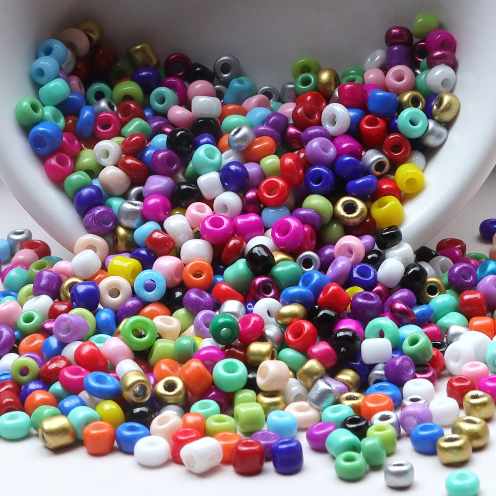 Light color dark cream color glass seed DIY beads round hole beads for children of all ages, handmade jewelry making fit 
Light color dark cream color glass seed DIY beads round hole beads for children of all ages, handmade jewelry making fit