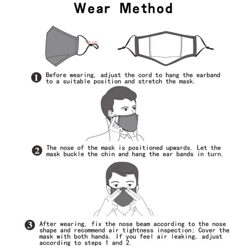 Cotton Mouth Mask Anti Dust Mask PM2.5 Activated Carbon Filter Windproof Mouth-muffle Reusable Washable Unisex Face Masks Care 
Cotton Mouth Mask Anti Dust Mask PM2.5 Activated Carbon Filter Windproof Mouth-muffle Reusable Washable Unisex Face Masks Care