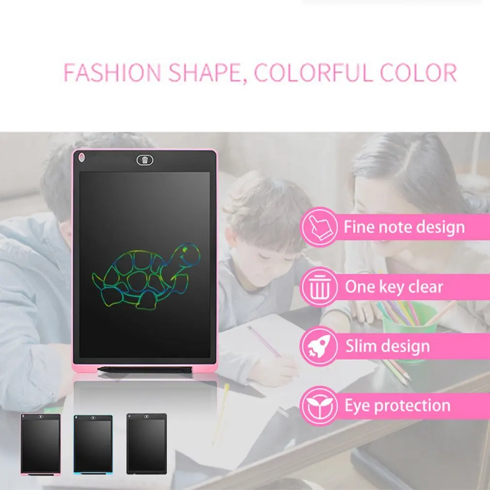 12-inch Portable Smart LCD Writing Tablet Electronic Notepad Drawing Graphics Handwriting Pad Ultra-thin Board
12-inch Portable Smart LCD Writing Tablet Electronic Notepad Drawing Graphics Handwriting Pad Ultra-thin Board