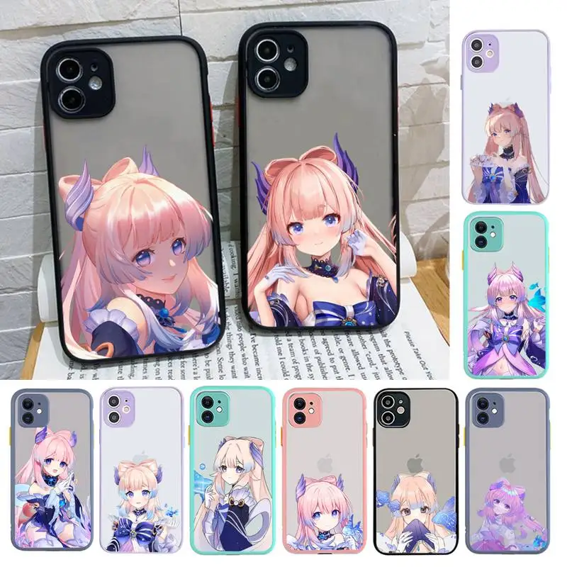 Sangonomiya Kokomi Genshin Impact Phone Case Matte Bumper Phone Case For iphone12 11 Pro Max X XS Max XR 7 8 Plus 12mini Translu
Sangonomiya Kokomi Genshin Impact Phone Case Matte Bumper Phone Case For iphone12 11 Pro Max X XS Max XR 7 8 Plus 12mini Translu