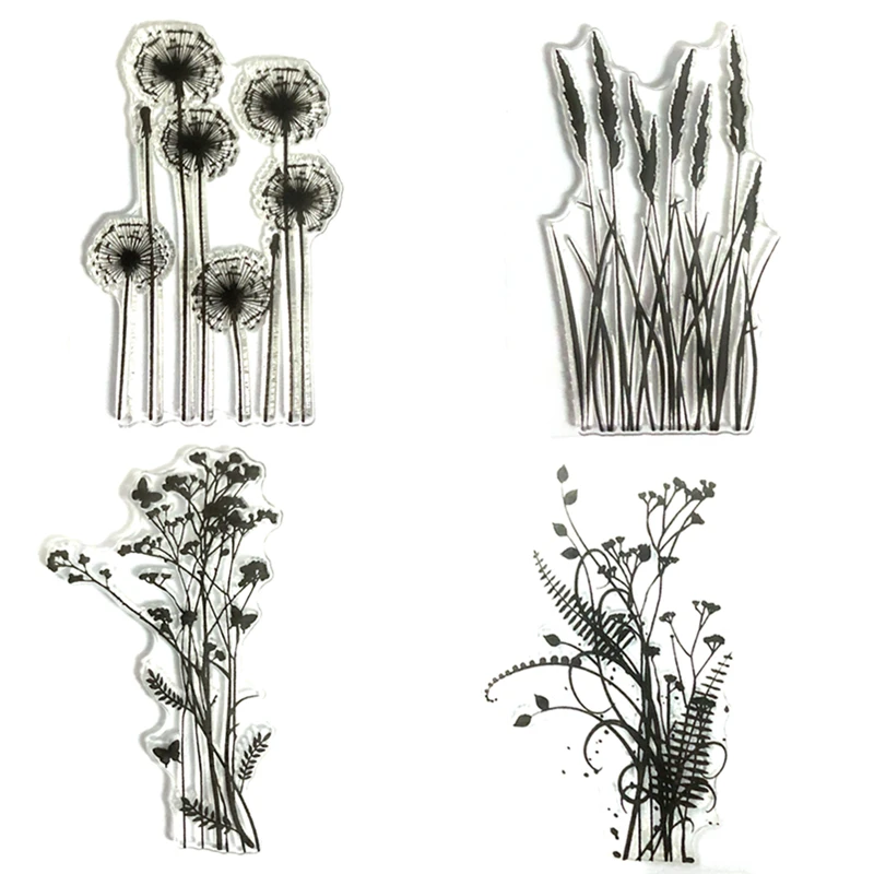 Metal Dies With Clear Stamp Plant Flower Reed Scrapbook Paper Cards DIY Ink Painting Stencil Painting Handcrafts Album Soft Seal
Metal Dies With Clear Stamp Plant Flower Reed Scrapbook Paper Cards DIY Ink Painting Stencil Painting Handcrafts Album Soft Seal