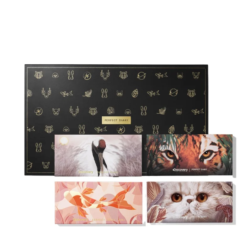 CY PERFECT DIARY Limited Eye Shadow King Gift Box Animal Eye Shadow Plate Ins Best-Selling Eyeshadow 4 Plates
CY PERFECT DIARY Limited Eye Shadow King Gift Box Animal Eye Shadow Plate Ins Best-Selling Eyeshadow 4 Plates