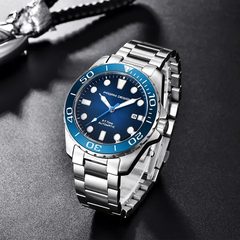 PAGANI DESIGN 2021 New Luxury Watch Men 100M Waterproof Automatic Mechanical Wristwatch Sapphire Stainless Steel Business Watch
PAGANI DESIGN 2021 New Luxury Watch Men 100M Waterproof Automatic Mechanical Wristwatch Sapphire Stainless Steel Business Watch