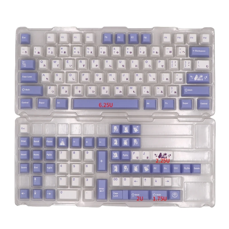 Violet Rabbit Cherry Dye-Sub PBT Keycap Set 134Key for MX Switches Mechanical Keycaps Standard 87/104 English Japanese
Violet Rabbit Cherry Dye-Sub PBT Keycap Set 134Key for MX Switches Mechanical Keycaps Standard 87/104 English Japanese