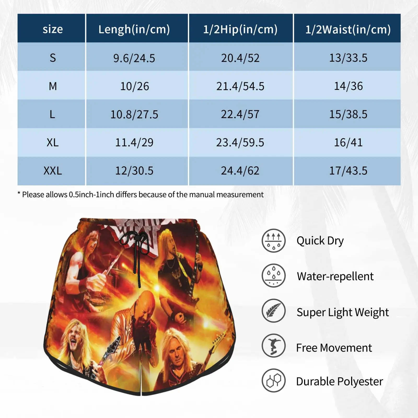 Ciduk Priest Judas Ciduk The Band Image Into The Hell's Kitchen Berlima In Black Swim Shorts Quick Dry Women Beach Short 
Ciduk Priest Judas Ciduk The Band Image Into The Hell's Kitchen Berlima In Black Swim Shorts Quick Dry Women Beach Short