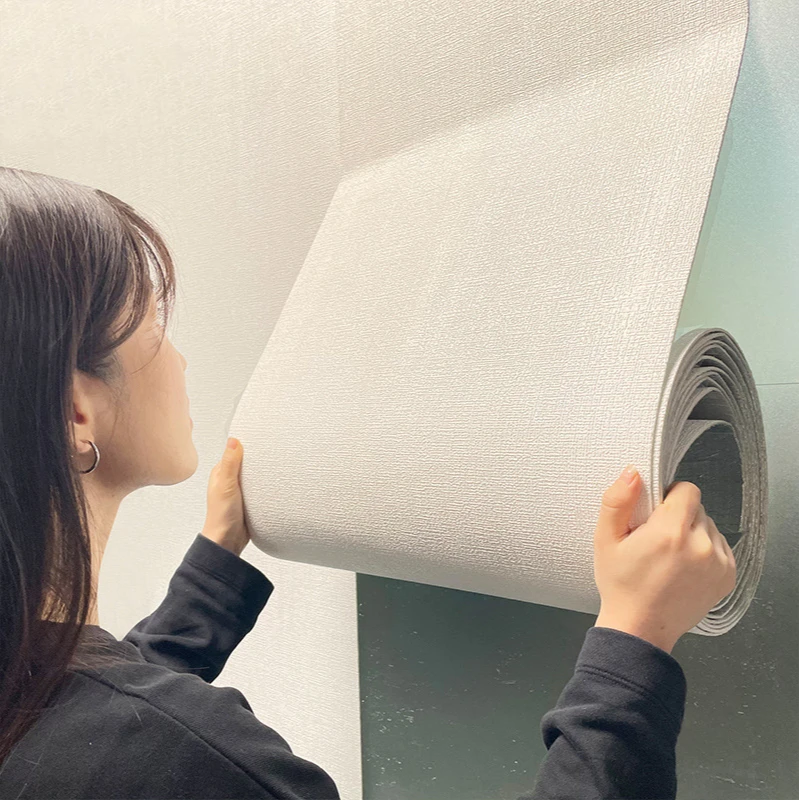 Grey 3D Linen Self-adhesive Wallpaper Roll Thicken Home Decor Living Room Bedroom Decorative Wall Covering Luxury Wall Paper
Grey 3D Linen Self-adhesive Wallpaper Roll Thicken Home Decor Living Room Bedroom Decorative Wall Covering Luxury Wall Paper