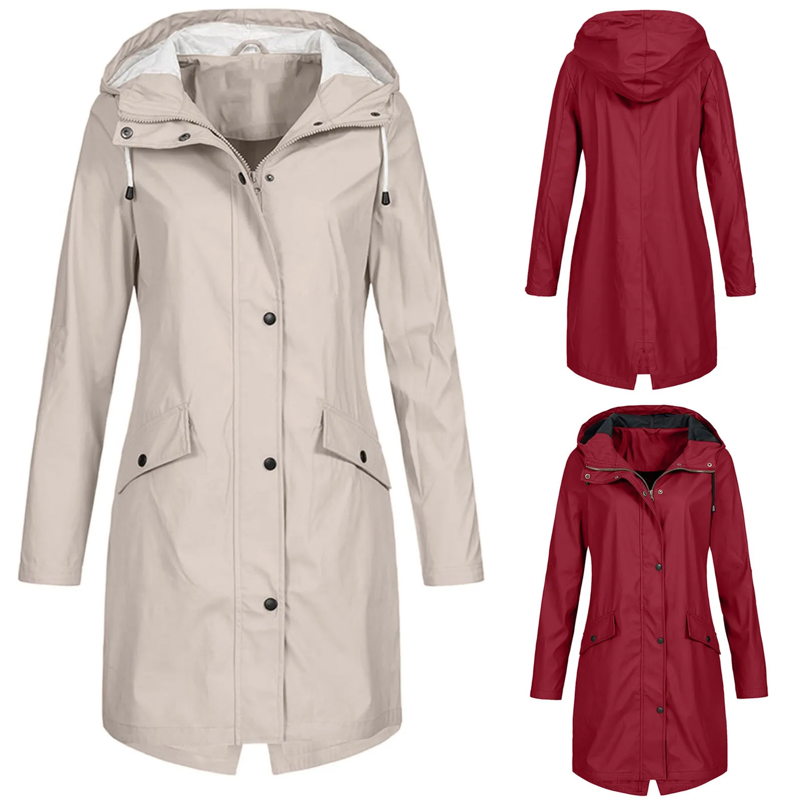 Женские одноцветные толстовки с капюшоном, Непромокаемая Куртка, водонепроницаемая ветрозащитная длинная куртка с капюшоном, женские модн...
Женские одноцветные толстовки с капюшоном, Непромокаемая Куртка, водонепроницаемая ветрозащитная длинная куртка с капюшоном, женские модн...