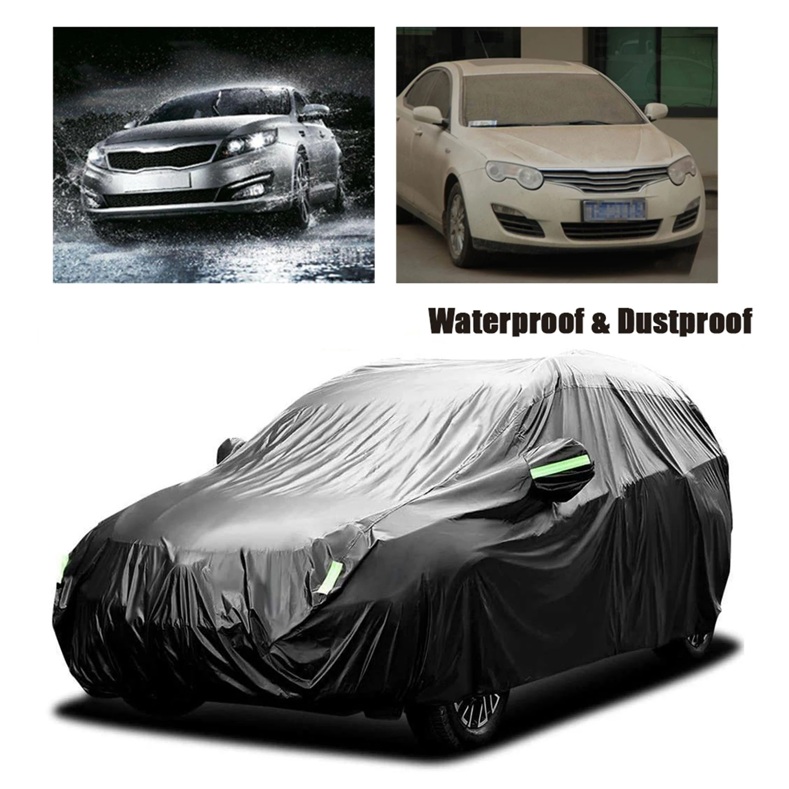 Автомобильный чехол, Чехол Для Седана со светоотражающей полосой, защита от солнца, пылезащитный и водонепроницаемый, устойчивый к царапин... 
Автомобильный чехол, Чехол Для Седана со светоотражающей полосой, защита от солнца, пылезащитный и водонепроницаемый, устойчивый к царапин...