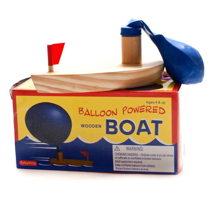 Wooden Balloon Powered Boat Children Water Playing Bathing Toys Kids Birthday Gift Desk Decorations 
Wooden Balloon Powered Boat Children Water Playing Bathing Toys Kids Birthday Gift Desk Decorations