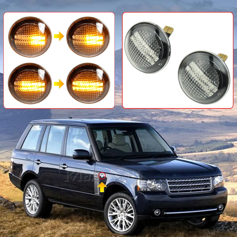 2PCS Repeater Side Marker LED Dynamic Turn Signal Light Blinker Sequential Lamp For Land Range Rover L322 2002-2012
2PCS Repeater Side Marker LED Dynamic Turn Signal Light Blinker Sequential Lamp For Land Range Rover L322 2002-2012