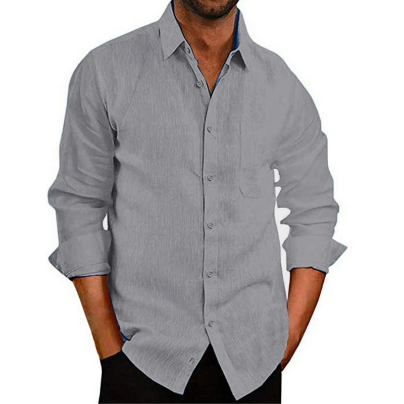 Mens Casual Shirts Solid Summer Top Chemise Homme Shirts for Men Clothing Camisas Para Hombre Camisas
Mens Casual Shirts Solid Summer Top Chemise Homme Shirts for Men Clothing Camisas Para Hombre Camisas