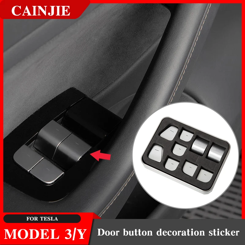 Model 3 Door button decoration sticker ABS For Tesla Model 3 Y Accessories Window Lift Switch Button Sticker model three 2020
Model 3 Door button decoration sticker ABS For Tesla Model 3 Y Accessories Window Lift Switch Button Sticker model three 2020