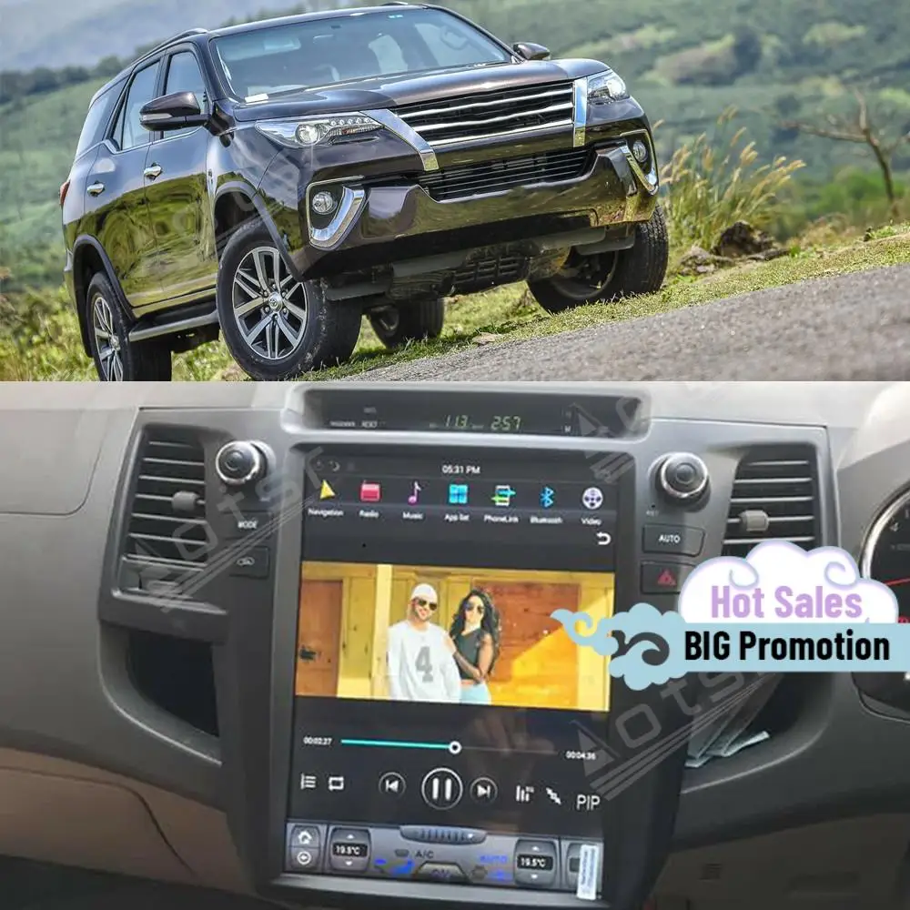 128G Carplay Tesla экран Android для Toyota Fortuner Hilux 2007 2008 2009 2010 2011 2012 2013 2014 2015 GPS автомобильное радио головное устройство
128G Carplay Tesla экран Android для Toyota Fortuner Hilux 2007 2008 2009 2010 2011 2012 2013 2014 2015 GPS автомобильное радио головное устройство