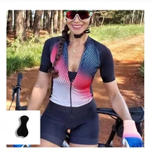 Custom Women‘’s One Piece Short Sleeve Shorts Suits，Professional Cycling Wear Triathlon Suit Trisuit For Cycle Running Swimming