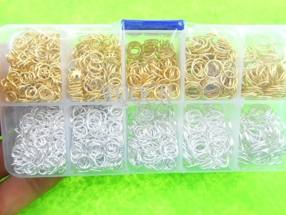 1 Box Of 5-9mm 18K Gold 925 Silver Mixed Split Jump Ring Split Ring Connector, Used For DIY Jewelry Making DIY Necklace Craft
1 Box Of 5-9mm 18K Gold 925 Silver Mixed Split Jump Ring Split Ring Connector, Used For DIY Jewelry Making DIY Necklace Craft