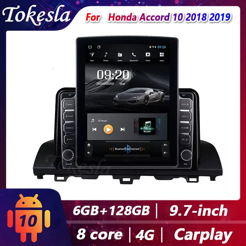 Tokesla For Honda Accord 10 10th Car Radio 2 Din Android Tesla Screen Central Multimedia Auto Stereo Receiver Dvd Video Players
Tokesla For Honda Accord 10 10th Car Radio 2 Din Android Tesla Screen Central Multimedia Auto Stereo Receiver Dvd Video Players