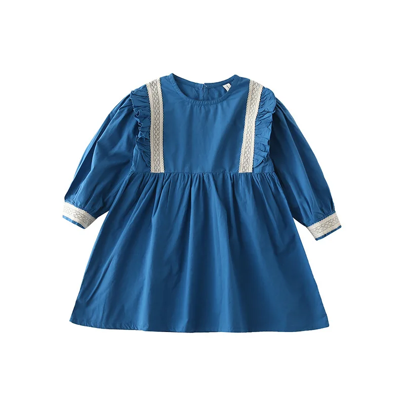 Children's Clothing Spring 2021 New Solid Color Girls Dress Round Neck Ruffled Long-sleeved Princess Dress 3-7 Years Old
Children's Clothing Spring 2021 New Solid Color Girls Dress Round Neck Ruffled Long-sleeved Princess Dress 3-7 Years Old