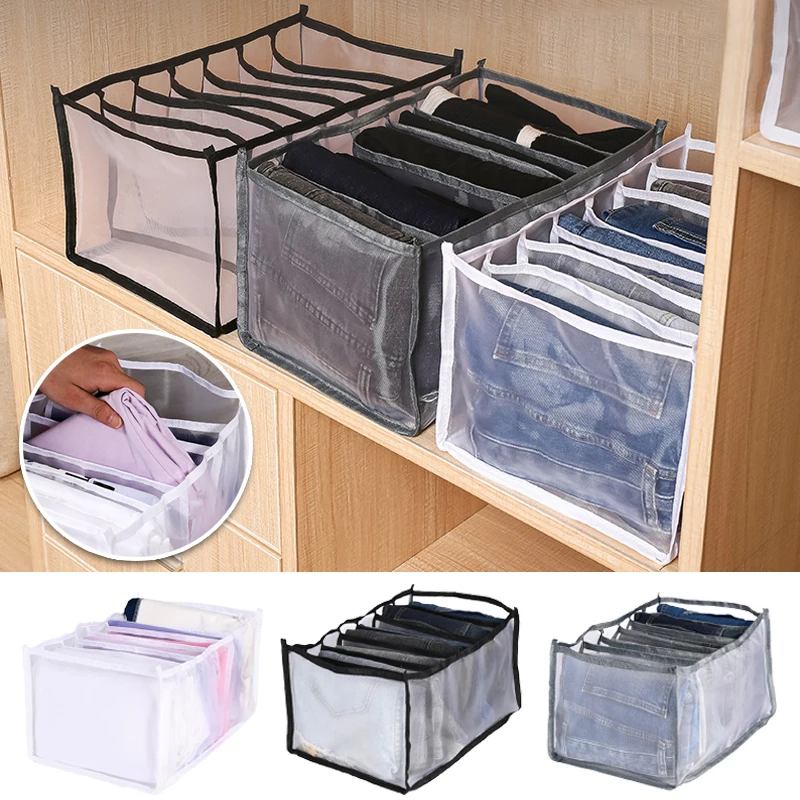 Jeans Storage Box with Compartments Socks Clothes Underpants Organizer Drawers Divider Box Storage Box Cabinet Drawer Div
Jeans Storage Box with Compartments Socks Clothes Underpants Organizer Drawers Divider Box Storage Box Cabinet Drawer Div