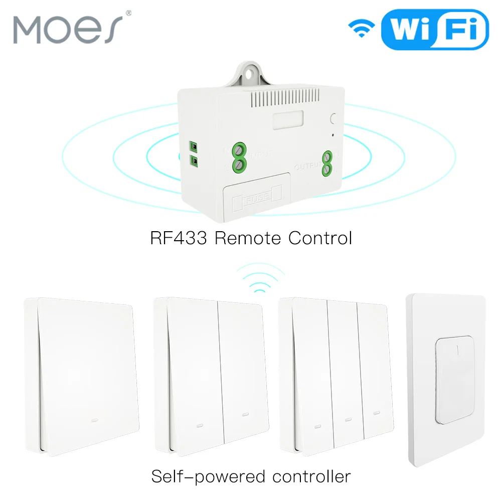 RF433 Wireless Switch No Battery Remote Control Wall Light Switch Self Powered No Wiring Needed Wall Panel Transmitter EU US
RF433 Wireless Switch No Battery Remote Control Wall Light Switch Self Powered No Wiring Needed Wall Panel Transmitter EU US