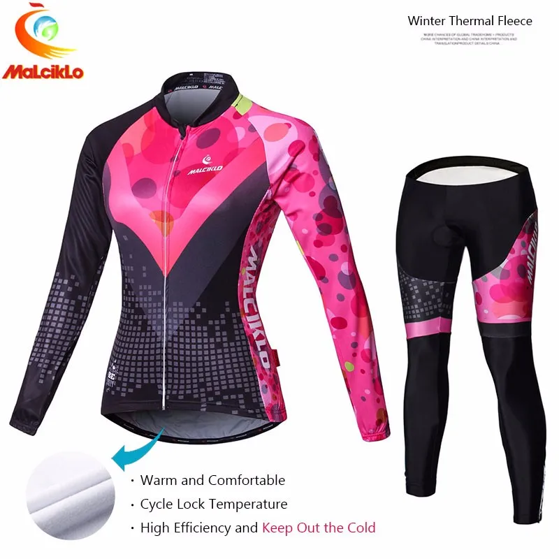 2020 New Winter Women's Long Sleeve Riding Suits Thermal Fleece Cycling Jersey Sets Ropa Ciclismo Cycle Clothing Bike Jersey
2020 New Winter Women's Long Sleeve Riding Suits Thermal Fleece Cycling Jersey Sets Ropa Ciclismo Cycle Clothing Bike Jersey