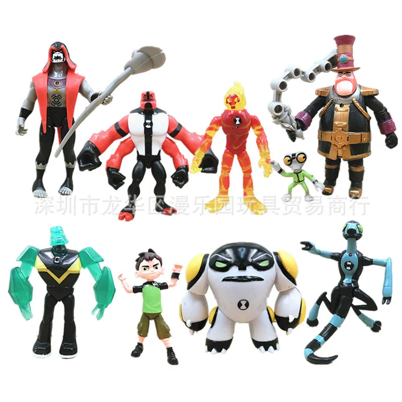 Action Figure 11 PCS Defenders of the Earth BEN10 Juvenile Hero Hacker Class Super Giant Deformation Cartoon Doll Decoration
Action Figure 11 PCS Defenders of the Earth BEN10 Juvenile Hero Hacker Class Super Giant Deformation Cartoon Doll Decoration
