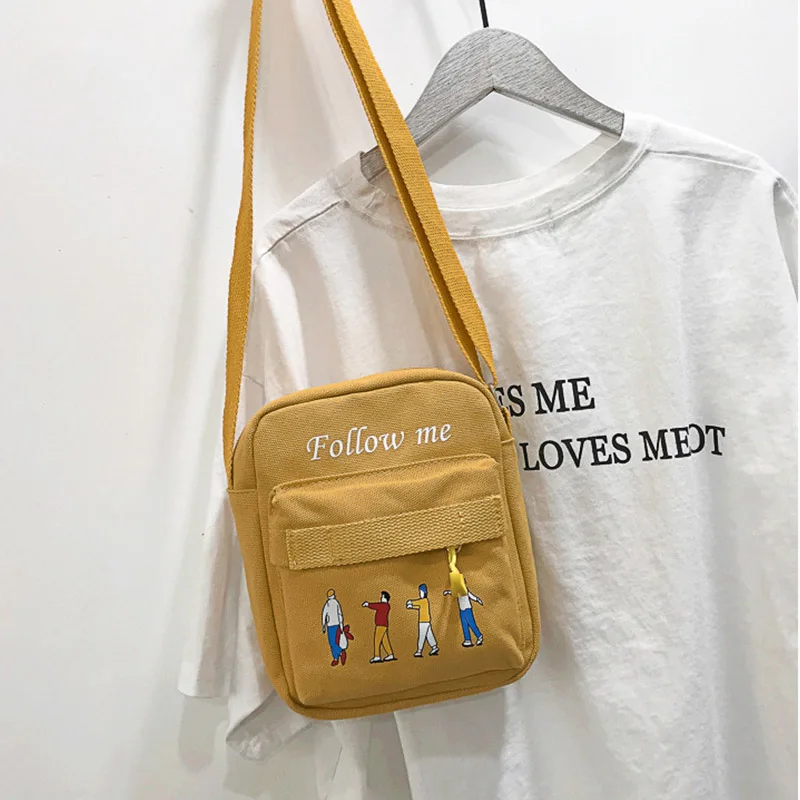 Harajuku Style New Villain Print Canvas Girlfriends Small Bag Small Fresh Shoulder Messenger Bag
Harajuku Style New Villain Print Canvas Girlfriends Small Bag Small Fresh Shoulder Messenger Bag