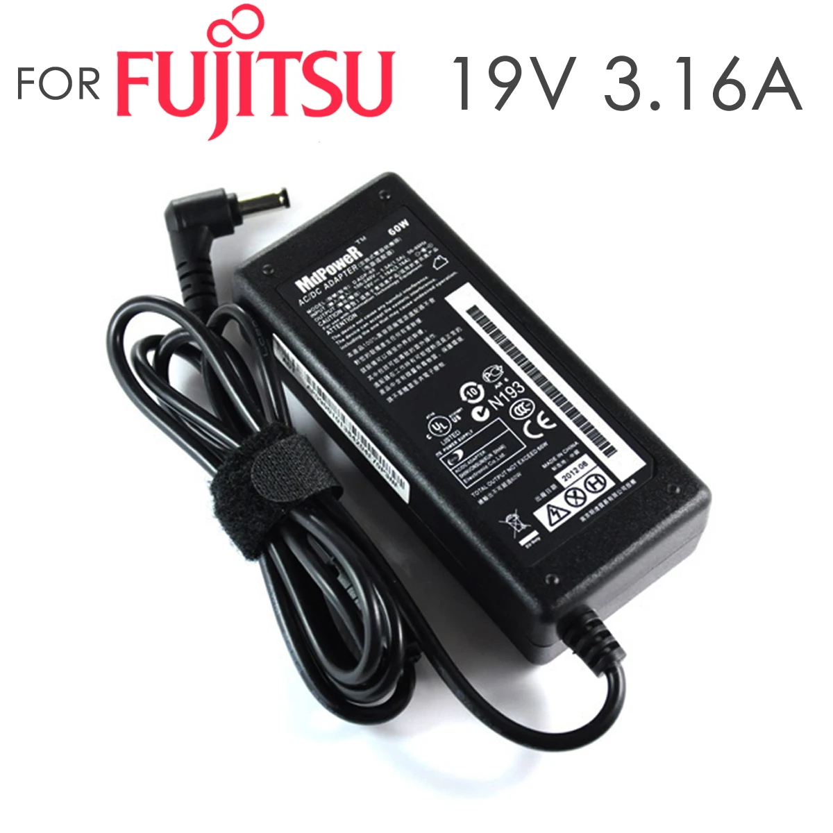 For Fujitsu LifeBook 19V 3.16A SH761 SH762 SH771 SH772 SH782 SH792 T580 TabletPC TH550 Laptop Power supply AC Adapter Charger
For Fujitsu LifeBook 19V 3.16A SH761 SH762 SH771 SH772 SH782 SH792 T580 TabletPC TH550 Laptop Power supply AC Adapter Charger