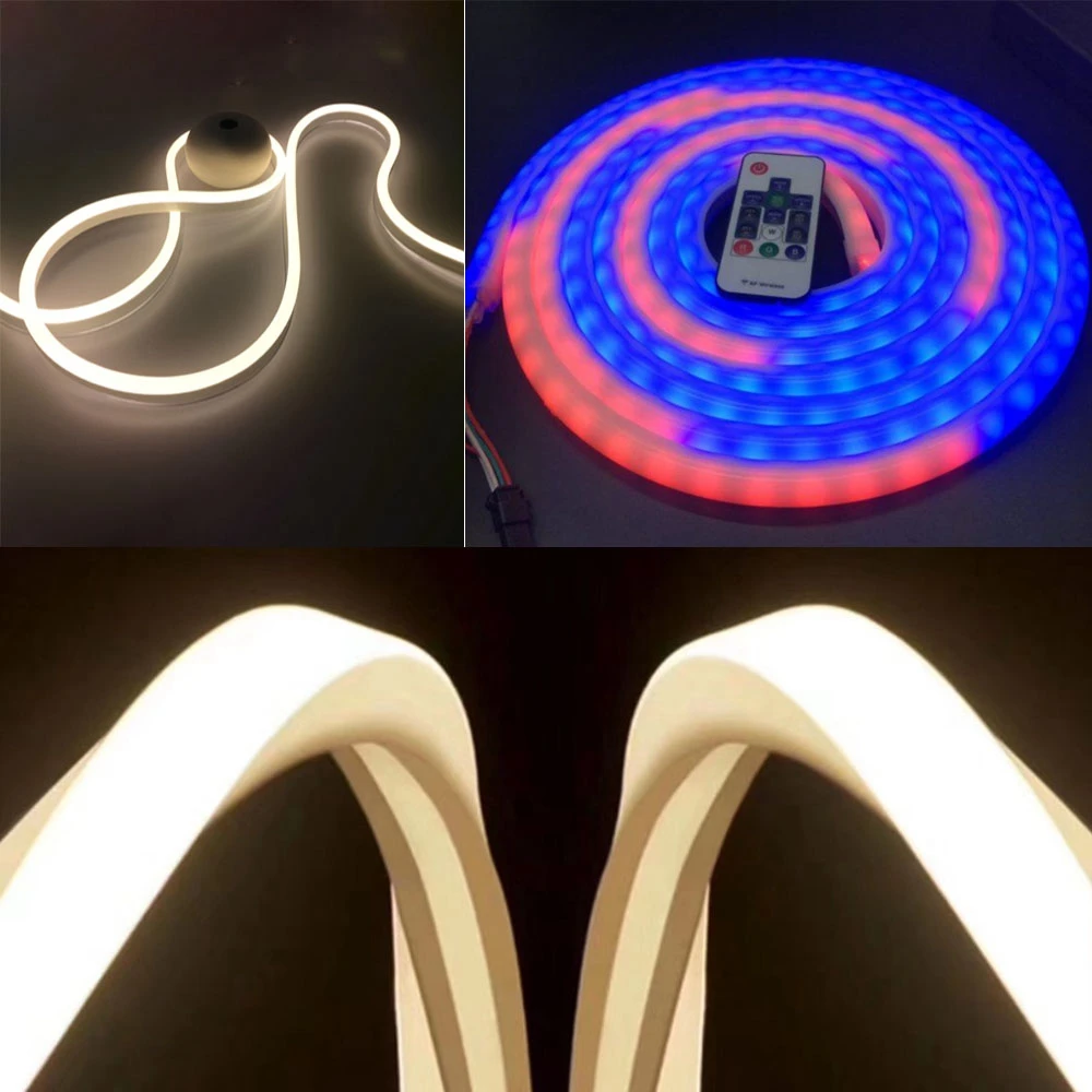 WS2812B WS2811 SK6812 5050 LED Neon Rope Tube Silicone Gel Flexible Strip Light Soft Lamp Tube IP67 Waterproof For Decoration
WS2812B WS2811 SK6812 5050 LED Neon Rope Tube Silicone Gel Flexible Strip Light Soft Lamp Tube IP67 Waterproof For Decoration