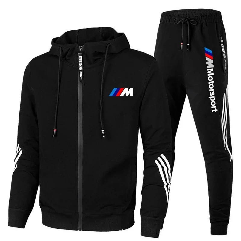 2021 New Men's Sweatshirt Zipper Hoodie + Pants Two Pieces Casual BWM Logo Print Sportswear Men's Sportswear Gym Set 
2021 New Men's Sweatshirt Zipper Hoodie + Pants Two Pieces Casual BWM Logo Print Sportswear Men's Sportswear Gym Set