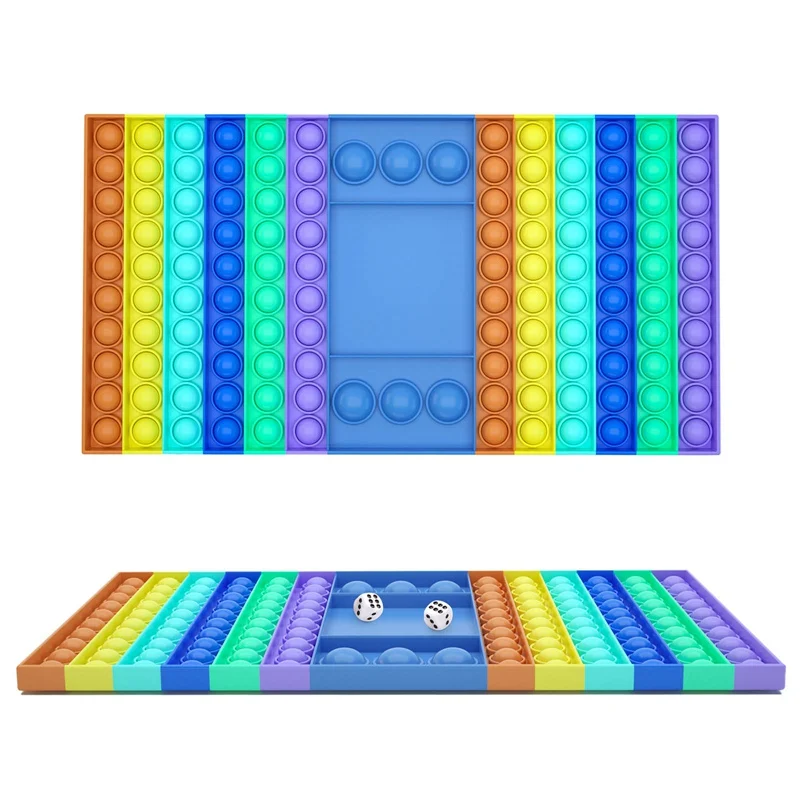 New Rainbow Color Fidget Toy Rectangle Checkerboard Antistress Push Bubble Figet Sensory Toy For Adult Children
New Rainbow Color Fidget Toy Rectangle Checkerboard Antistress Push Bubble Figet Sensory Toy For Adult Children